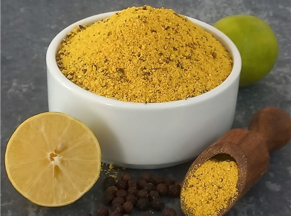 تصویر 2 از پودر فلفل لیمو چاشنی مرکباتی مناسب طعم دهی غذا های دریایی